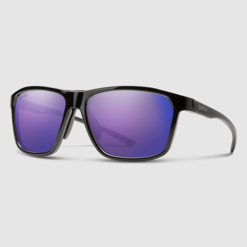 Smith Pinpoint Sunglasses Gloss Black/ChromaPop Violet Mirror-1